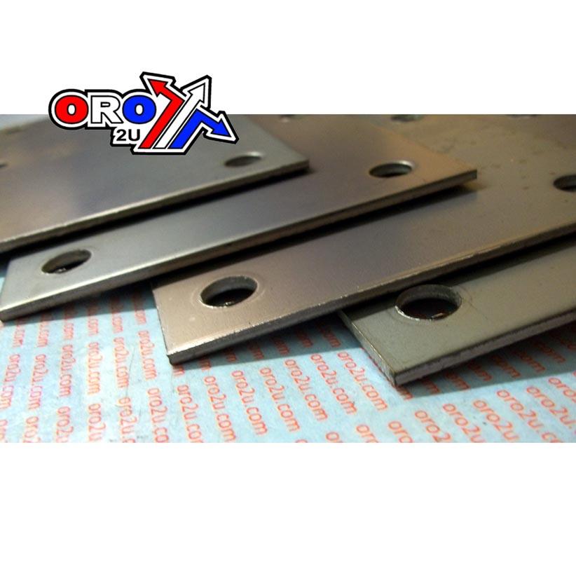 4x TRAILER AXLE PLATE'S & BOLTS KIT