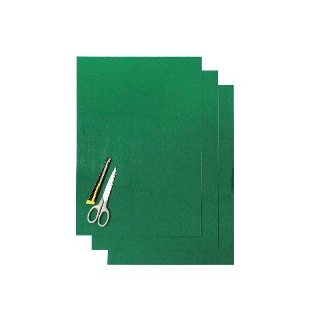 PK/3 BLACKBIRD THICK GREEN BACKING SHEETS, 47x33cm PER SHEET