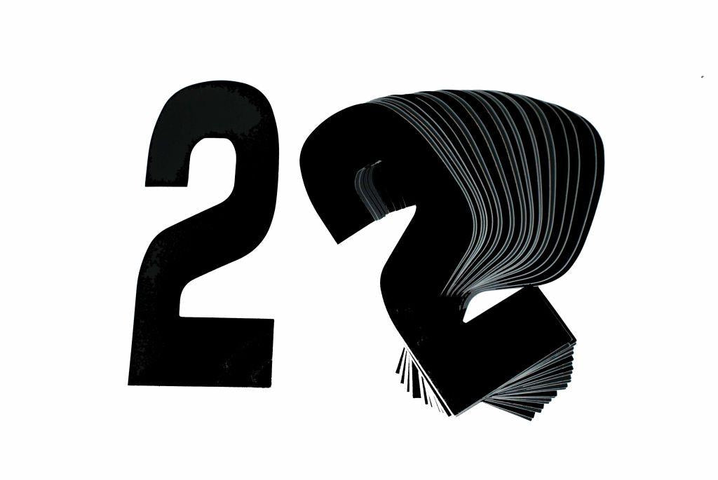BLACK 8"/20cm 2. PACK/25