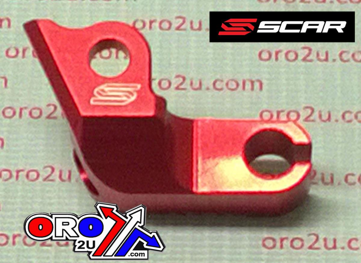 CLUTCH CABLE GUIDE RED, HONDA CRF250R 10-13, SCAR CCG200