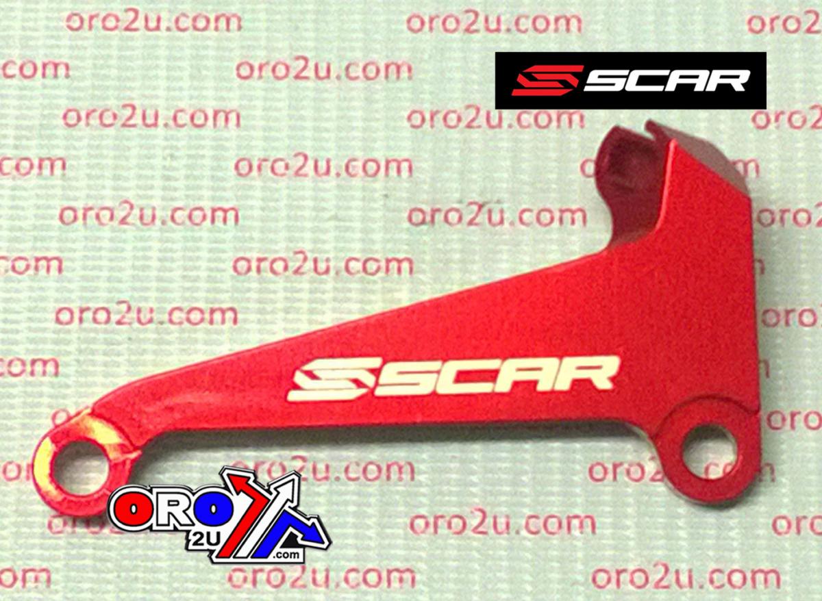 CLUTCH CABLE GUIDE RED, HONDA CRF250R 14-17, SCAR CCG202