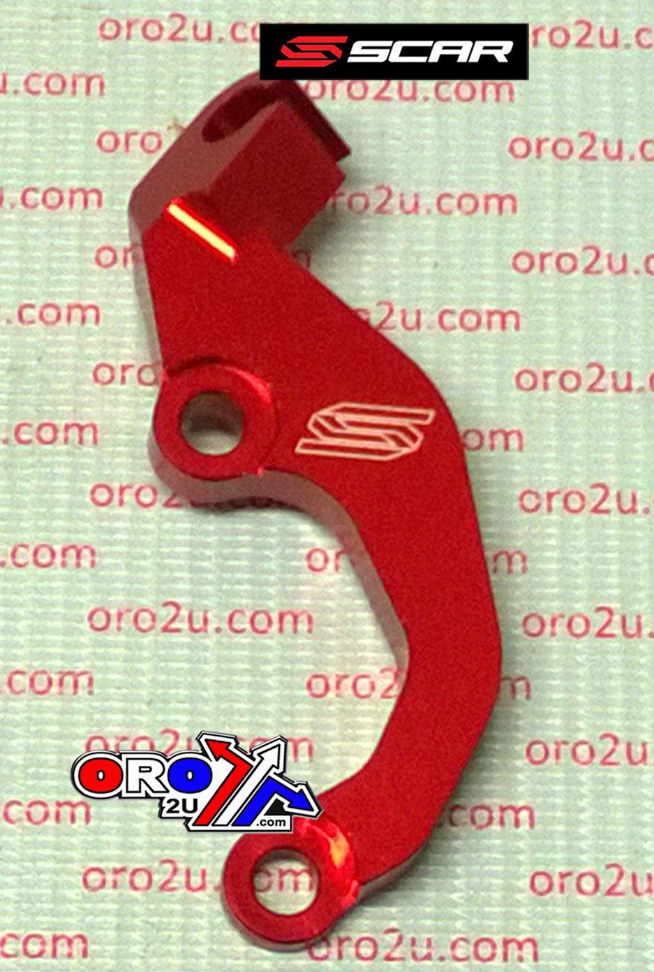CLUTCH CABLE GUIDE RED, HONDA CRF450R 15-16, SCAR CCG203