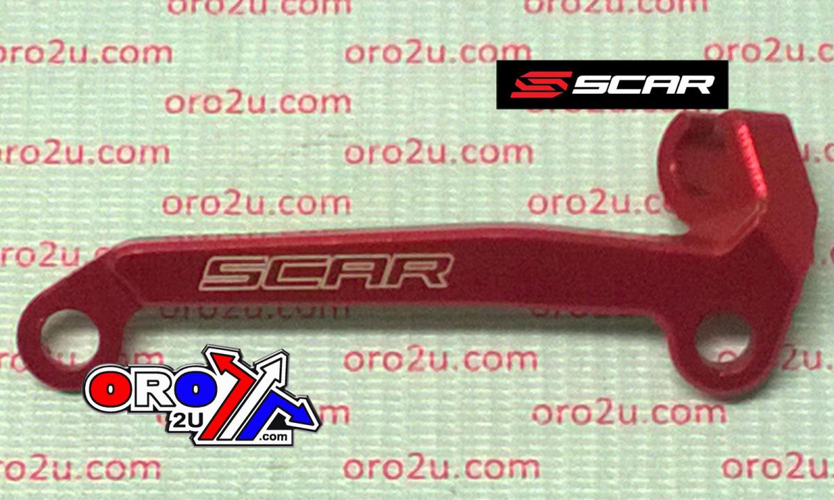 CLUTCH CABLE GUIDE RED, KAWASAKI KX450F 06-15, SCAR CCG300