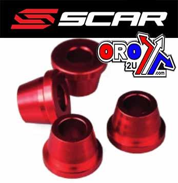 RUBBER KILLERS PK4 RM/RMZ/DRZ RED, SCAR RACING SCRMZ