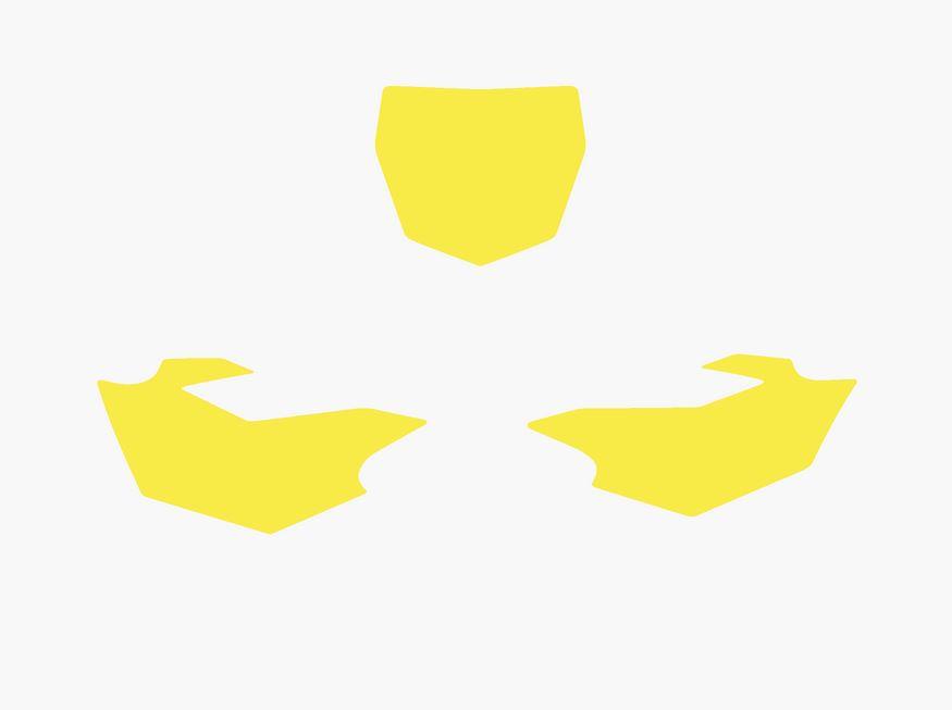 YELLOW BACKGROUNDS YAMAHA YZ250F 2014-2018, YZ450F 2014-2017