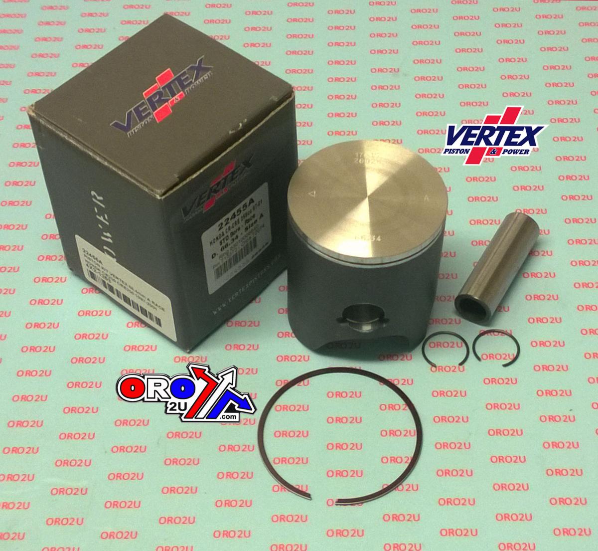 PISTON KIT VERTEX 66.4 C HONDA CR250 97-01 RACE, VERTEX 22455C