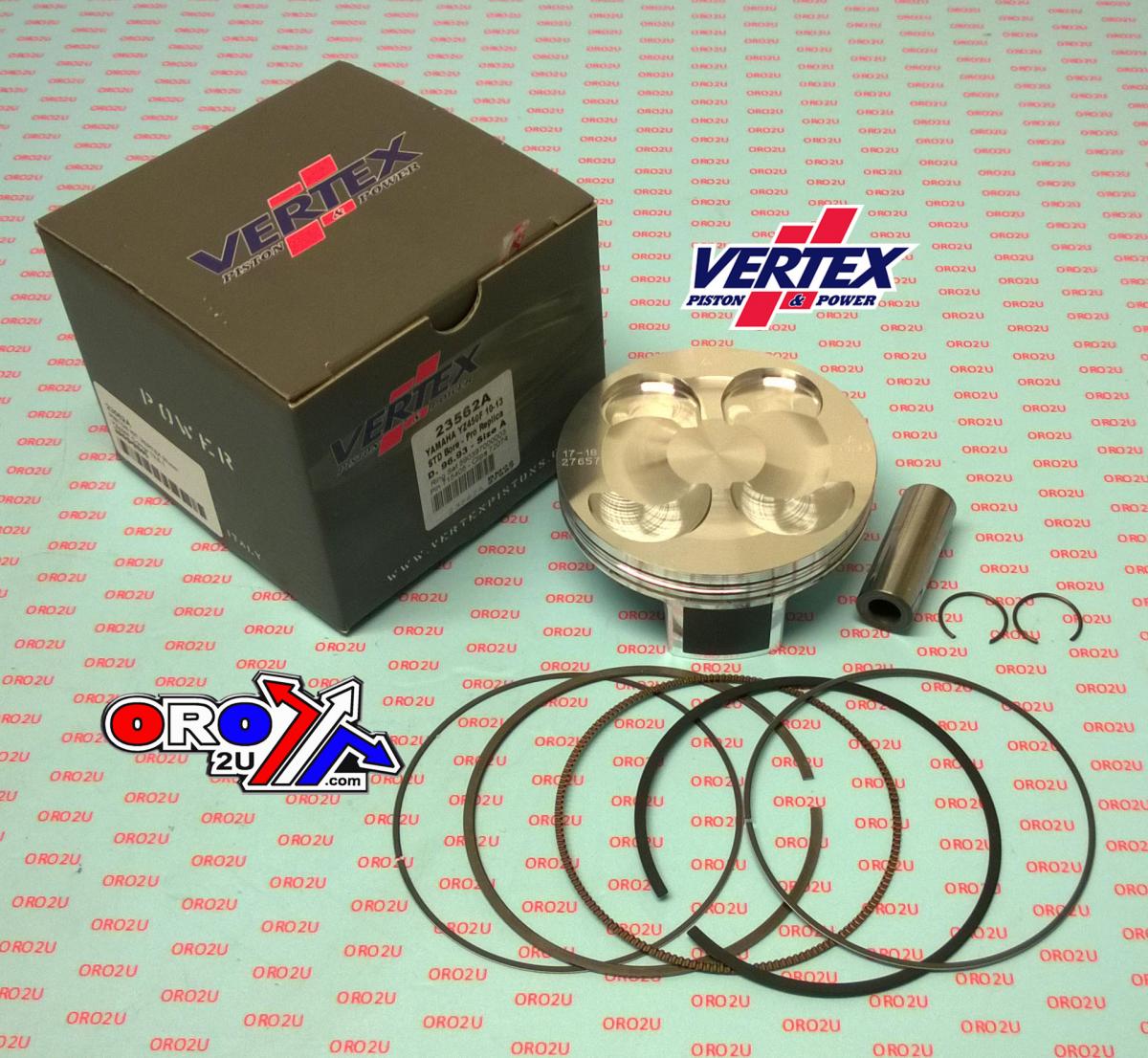 PISTON KIT VERTEX 99.0 A HONDA CRF 450 R 02-17, OS+3.00 BIG BORE XL COMPR 12,0:1