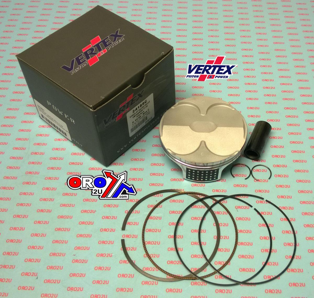 PISTON KIT VERTEX 24189C 96.0 C GP HONDA CRF 450 R/RX 17-18, HC COMPR 13,9:1