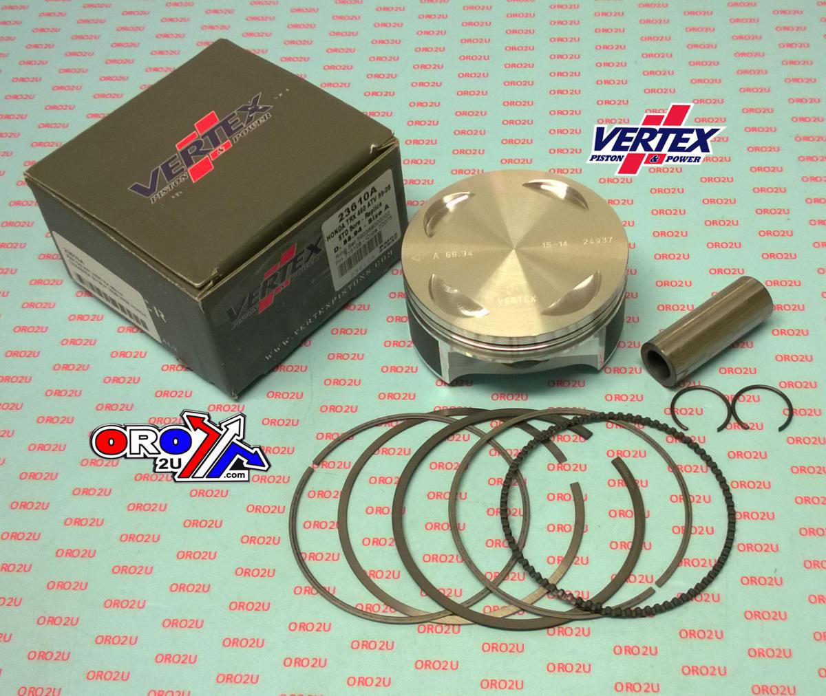 PISTON KIT VERTEX 89.0 HONDA TRX400EX 99-08, VERTEX 23610A