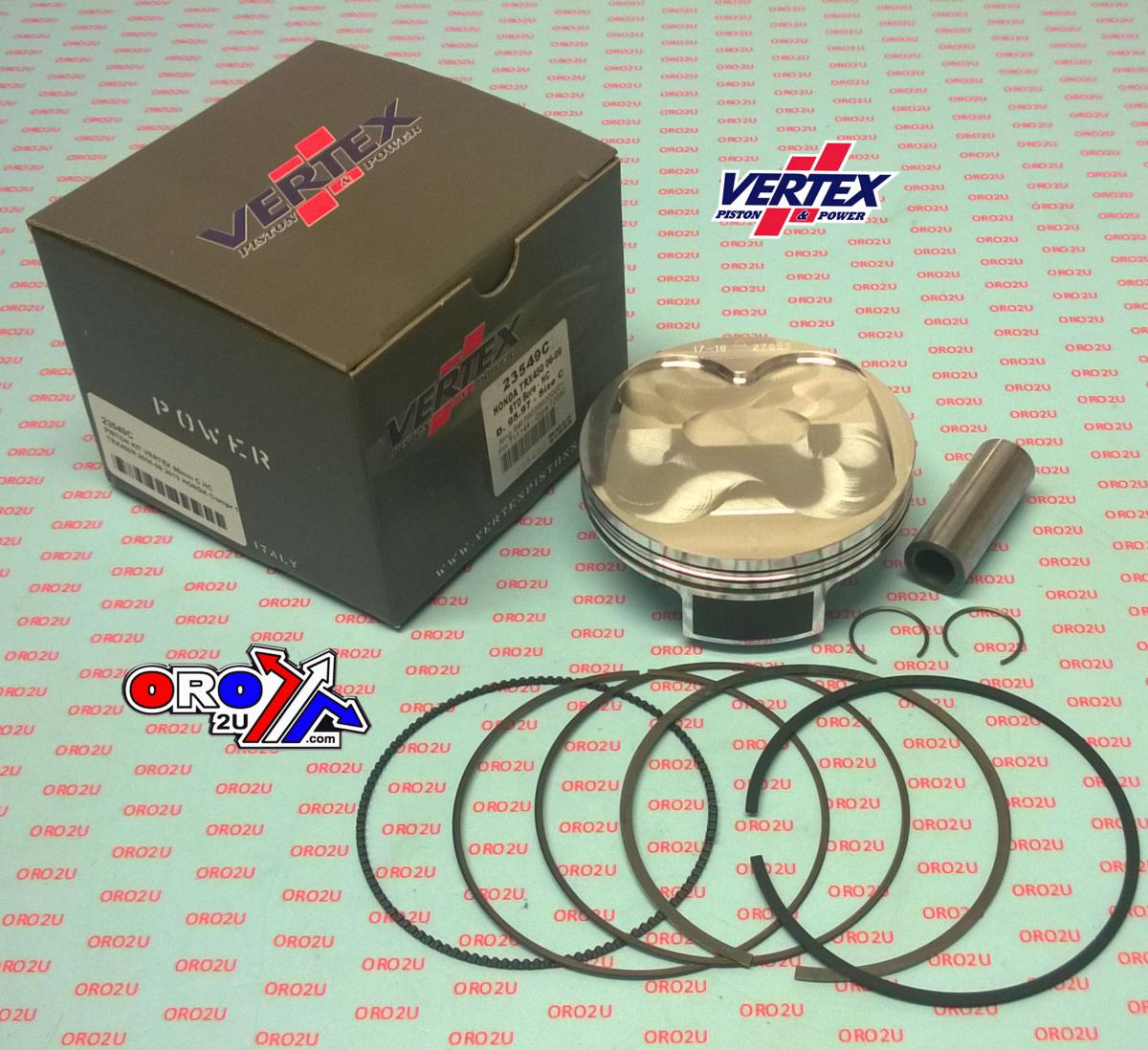 PISTON KIT VERTEX 96.0 C HC HONDA TRX 450 06-09/13, VERTEX 23549C HC COMP 13,5:1