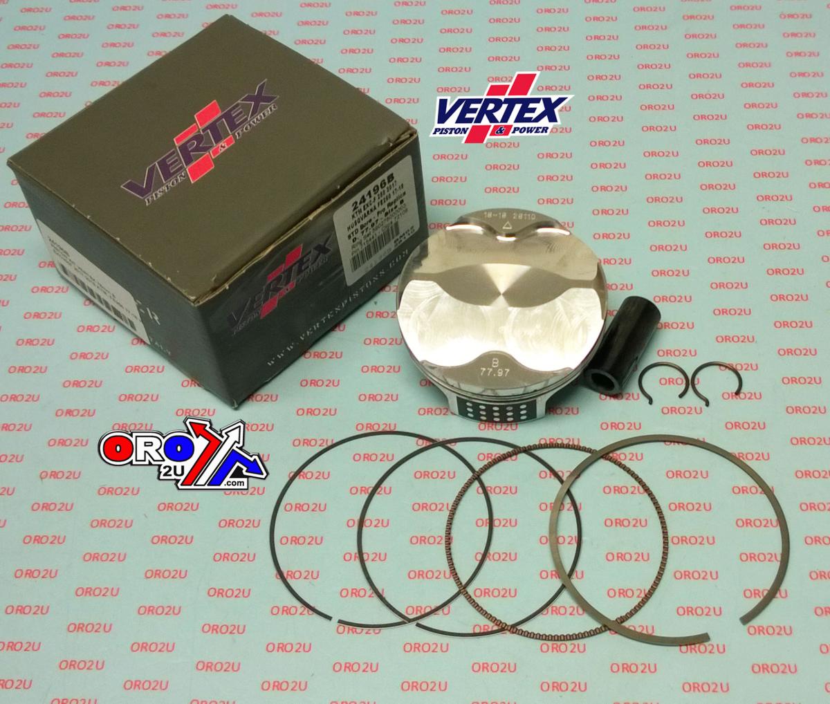 PISTON KIT VERTEX 24196C 78.0 C KTM EXC 250 17-22, GAS GAS/HUSKY COMPR 12,8:1