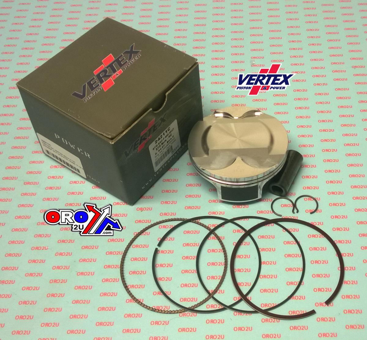 PISTON KIT VERTEX 24211B 95.0 B HC KTM EXC 450 17-22, HUSKY FE HC COMPR 12,8.1