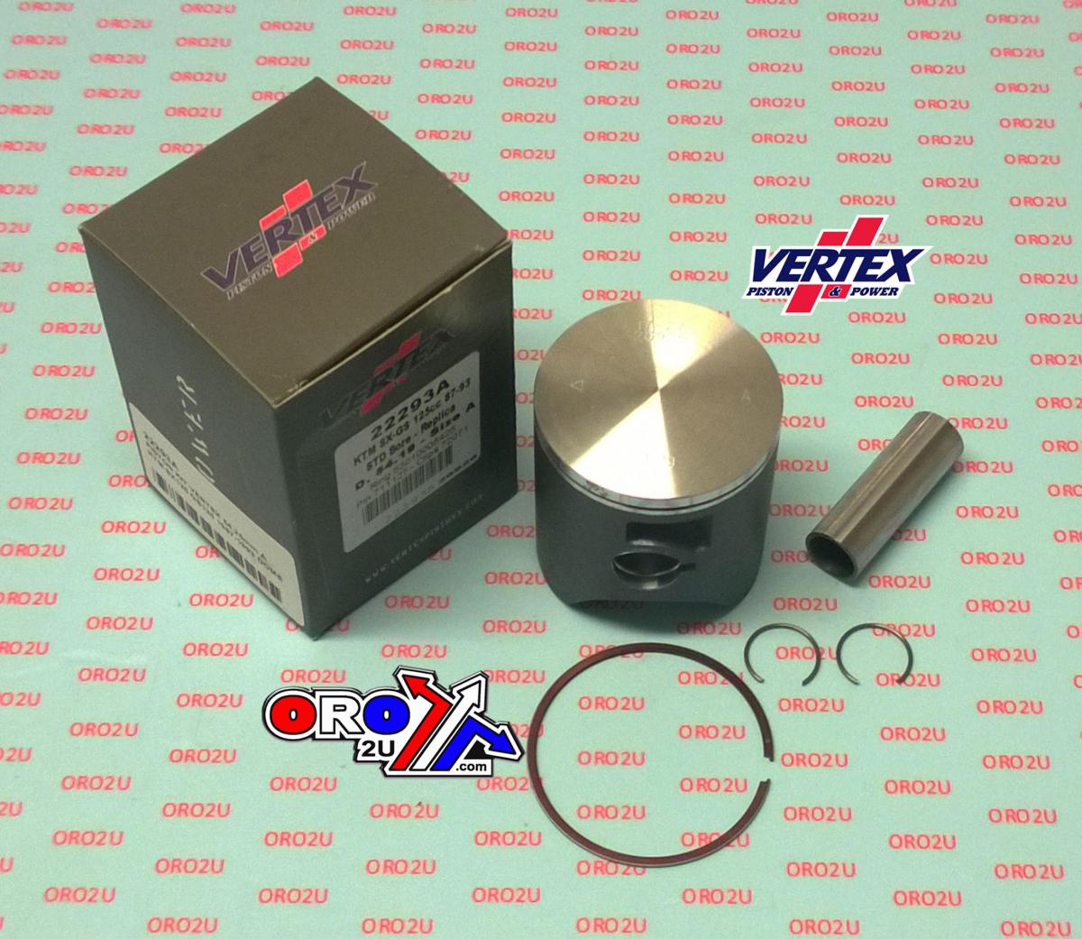 PISTON KIT VERTEX 54 B KAWASAKI KX125 95-97, VERTEX 22306B