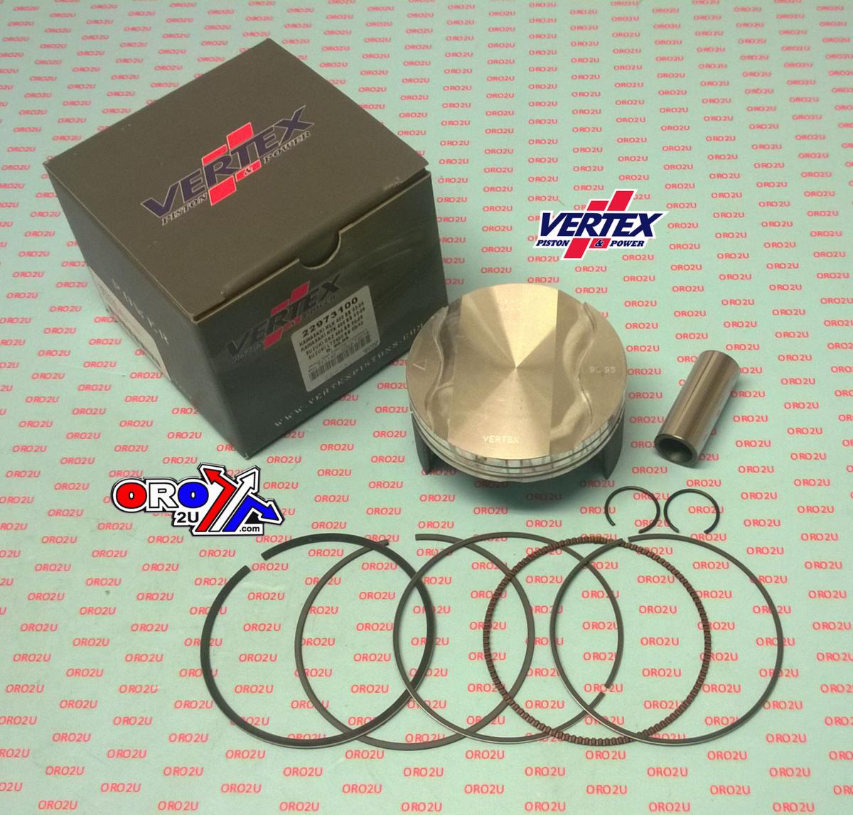 PISTON KIT VERTEX 91.0 SUZUKI DRZ/LTZ400 00-12, BIG BORE OS +1.00 KAW KLX/KFX400