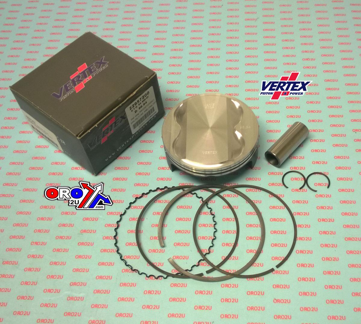 PISTON KIT VERTEX 97.0 KTM SX 450 03-06 BIG BORE, OS +2.00 COMPR 12,0:1