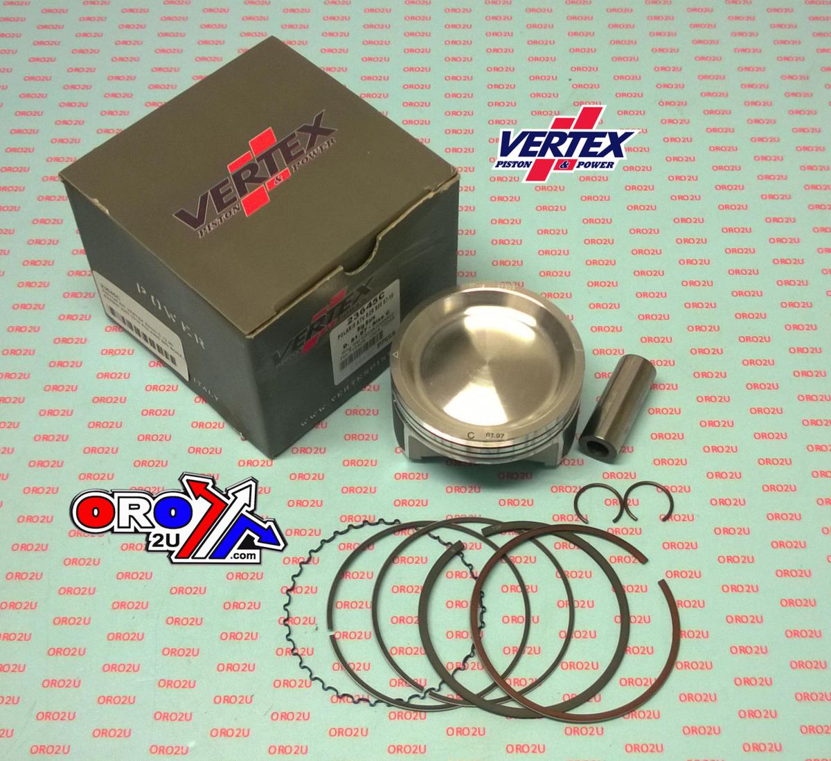 PISTON KIT VERTEX 82.0 A POLARIS ATV/UTV 800 09-14, OS+2.00 BIG BORE COMP 10,2:1