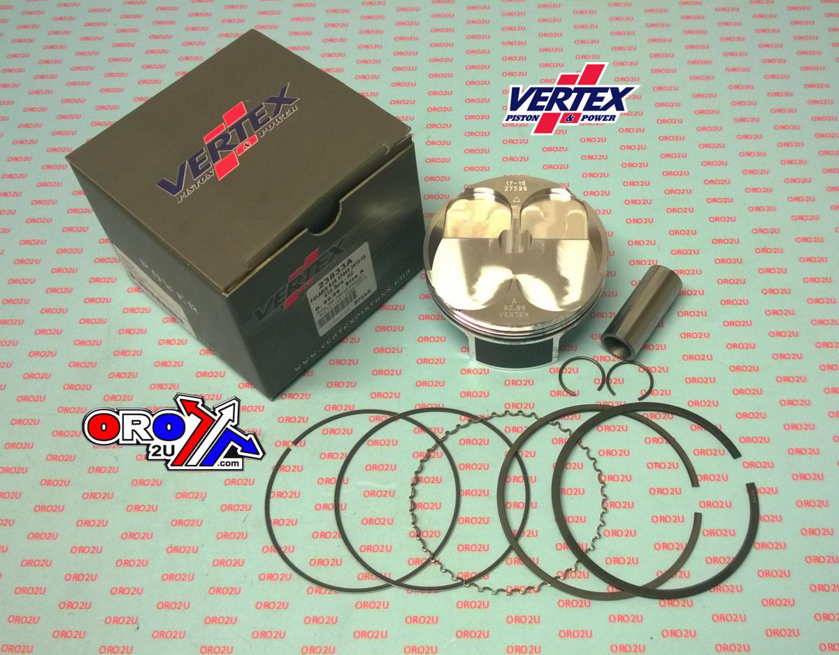 PISTON KIT VERTEX 93.0 B HC POLARIS RZR 900 11-13, VERTEX 23833B HC COMPR 12,5:1