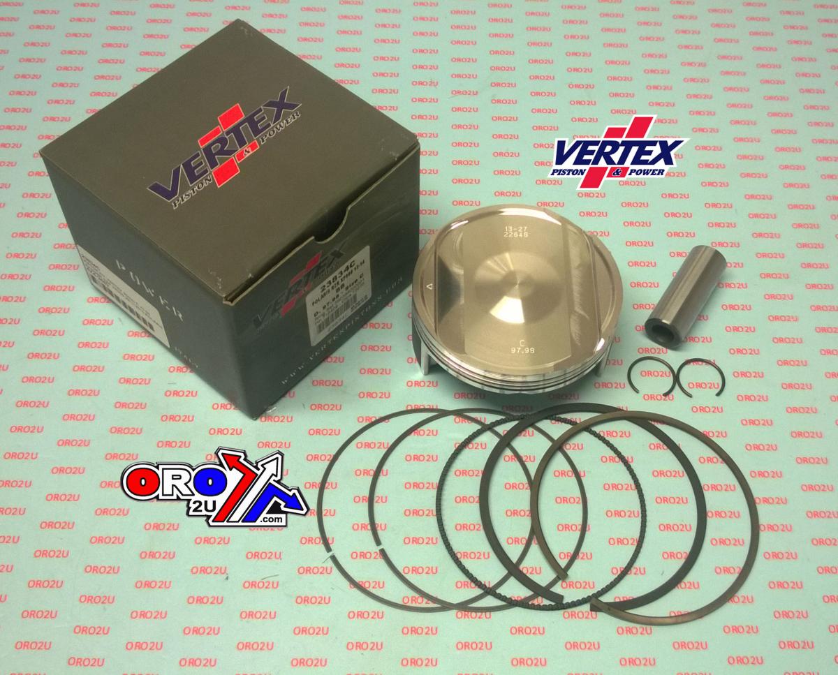 PISTON KIT VERTEX 98.0 C POLARIS RZR 900 11-13, VERTEX 23834C OS+5.00 BIG BORE