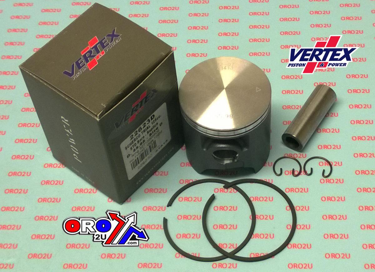 PISTON KIT VERTEX 56.0 D SHERCO TRIAL 125, VERTEX 22623D