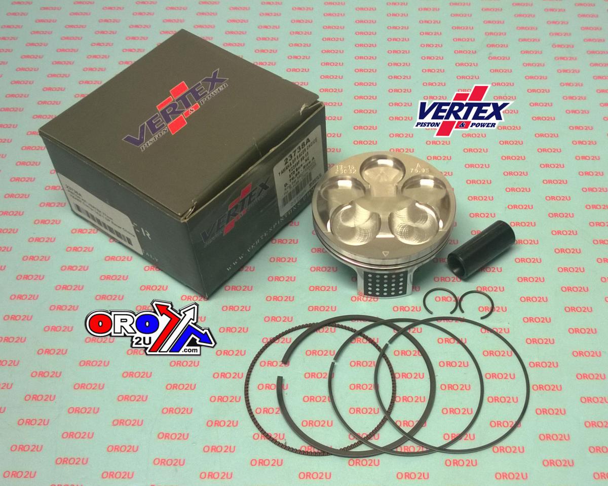 PISTON KIT VERTEX 77.0 A GP YAMAHA YZ 250 08-13, VERTEX 23738A HC COMPR 14,2:1