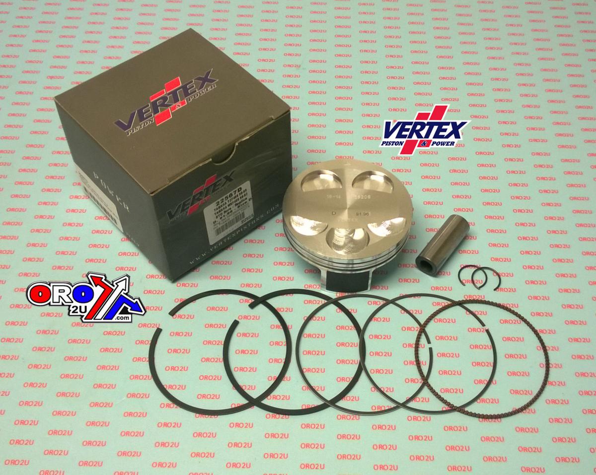 PISTON KIT VERTEX 92 B YAMAHA YZ/WR 400 98-02, VERTEX 22567B COMPR 12,5:1