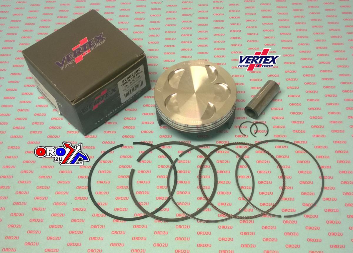 PISTON KIT VERTEX 97.0 YAMAHA WR/YZ 426 00-02, BIG BORE OS +2.00 COMPR 12,5:1