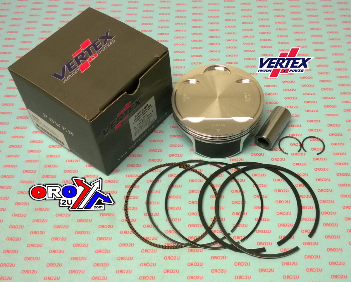 PISTON KIT VERTEX 102.0 A YAM YFM660R RAPTOR 01-05, VERTEX 23624A