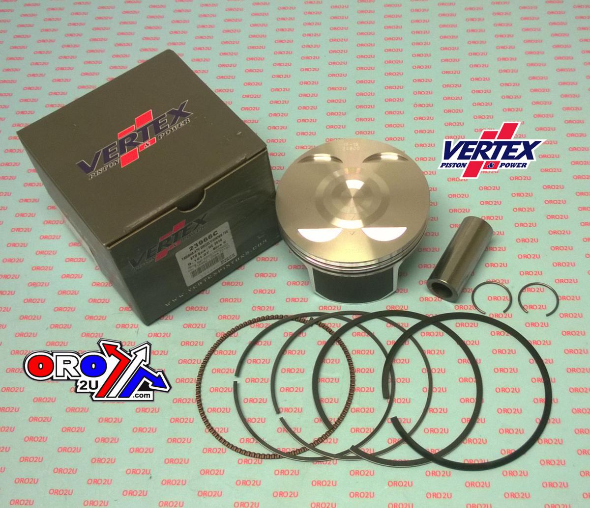 PISTON KIT VERTEX 102.0 B HC YAMAHA GRIZZLY 700 14-15, VERTEX 23966B COMP 11,0:1