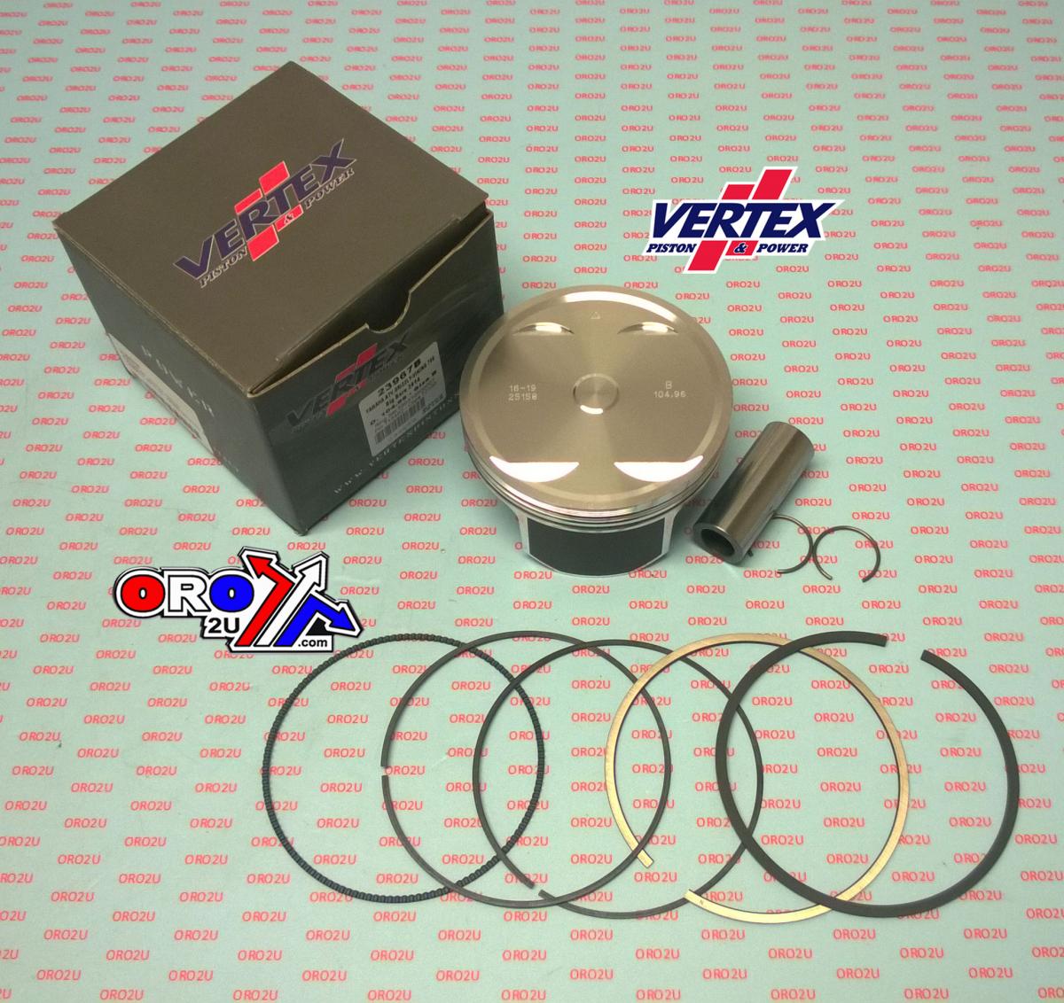 PISTON KIT VERTEX 105.0 A YAMAHA GRIZZLY 700 14-15, 23967A OS+3:00 BIG BORE