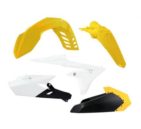 R-TECH YELLOW PLASTIC KIT/5 YAMAHA WR250F 2015-2019, WR450F 2016-2018