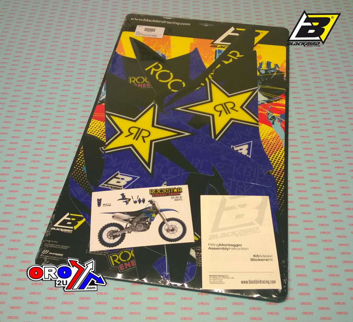 YAMAHA YZ-F250 19-23, YZ-F450 18-22, ROCKSTAR ENERGY DECAL KIT