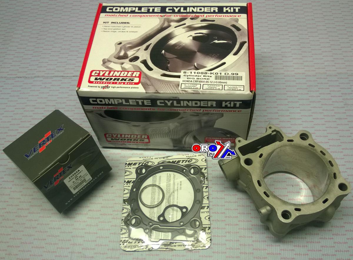 CYLINDER WORKS CYLINDER KIT KAWASAKI KX250F 2017-2019, 80mm BIG BORE