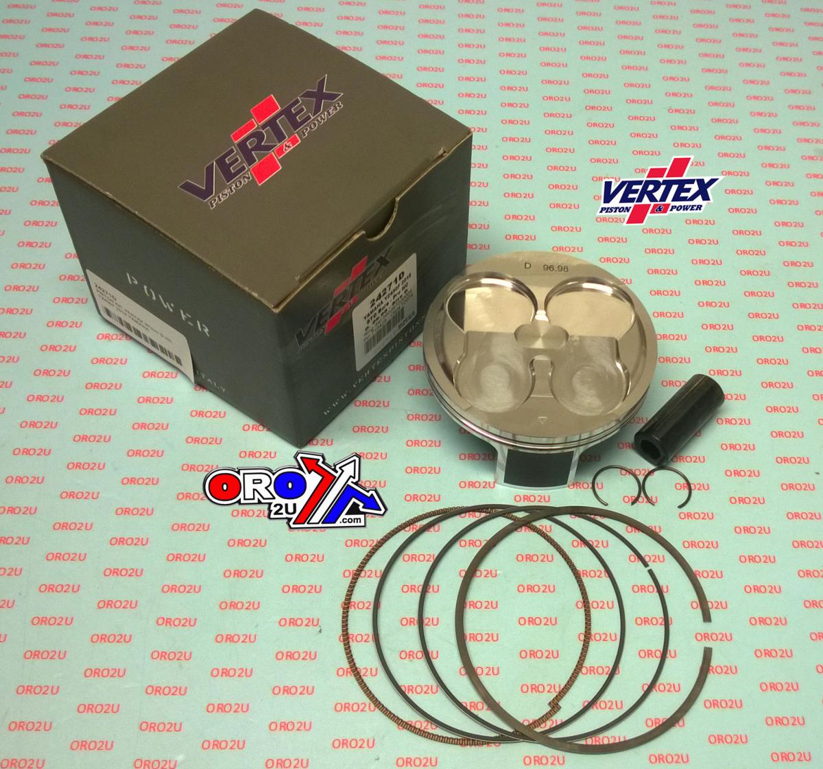 PISTON KIT VERTEX 24271A 97.0 A HC YAMAHA YZ/WR 450 18-20, HC COMPR 13,8:1