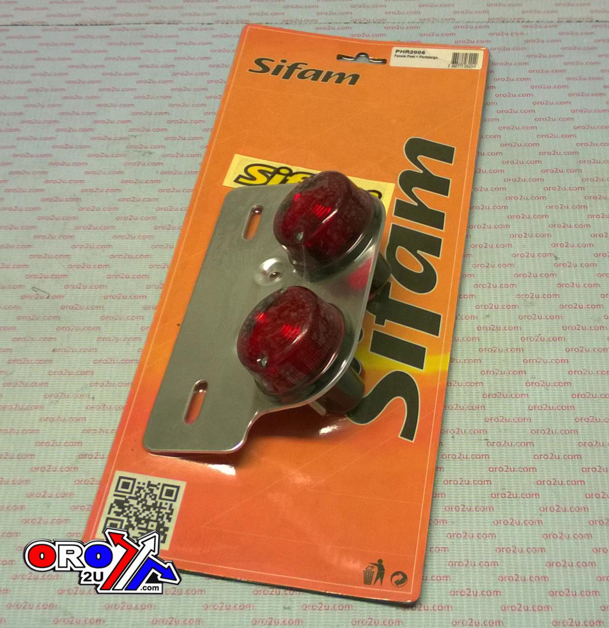 UNIVERSAL TWIN REAR TAILLIGHTS & BRACKET Dia 45mm ROUND
