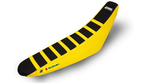 BLACKBIRD ZEBRA BLACK/YELLOW SEAT COVER SUZUKI RM-Z 250 19-22, RM-Z 450 18-22