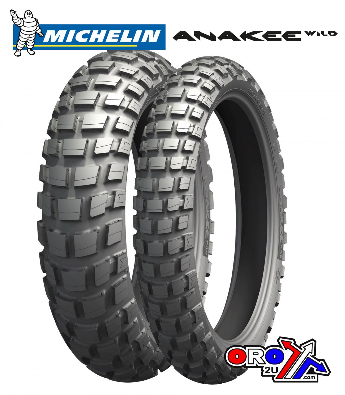 MICHELIN 130/80-17 (65R) ANAKEE WILD TRAIL TYRE, REAR