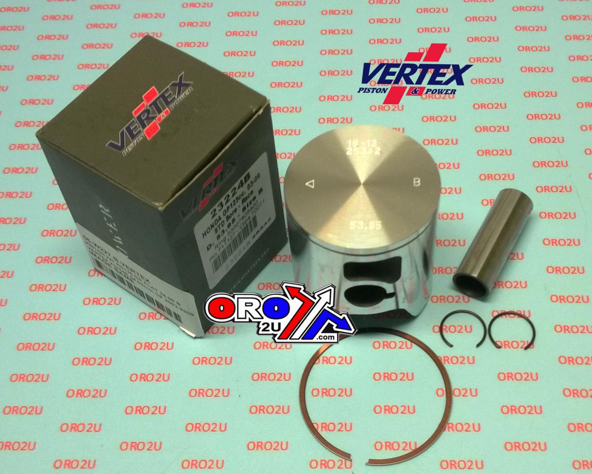 VERTEX 54mm PISTON KIT C, HONDA GP125 2003-2009, FLAT TOP