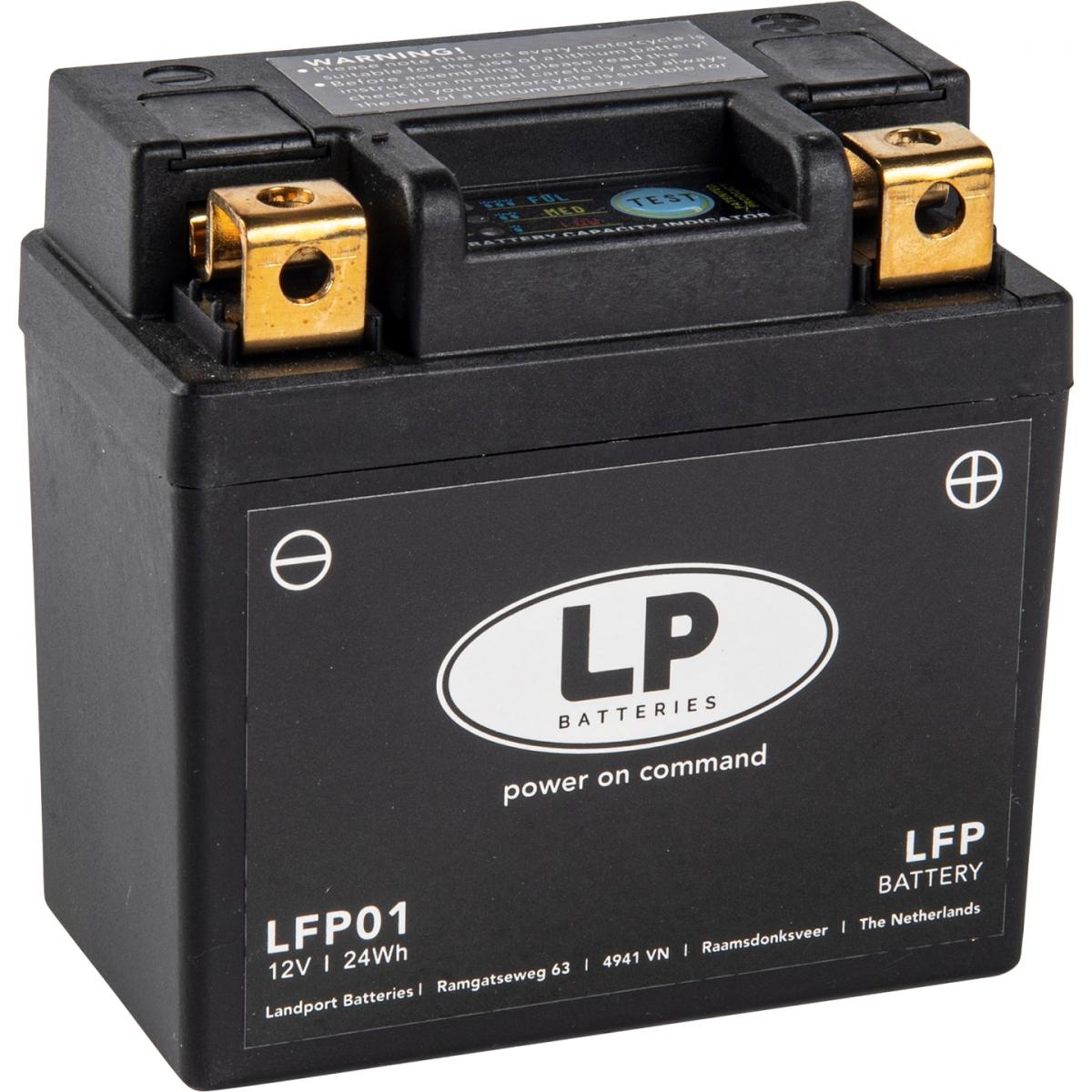 BATTERY LITHIUM 12V LFP01, 1AH YTX4L-BS, YTZ5S, HY85S, LTKTM04L, BSLi-01