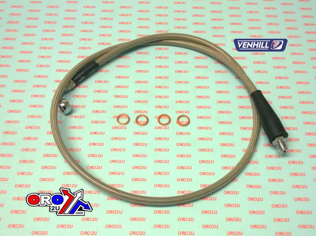 HOSE CLUTCH SILVER / BLK, VENHILL SHR-3-003/P-CL, SHERCO