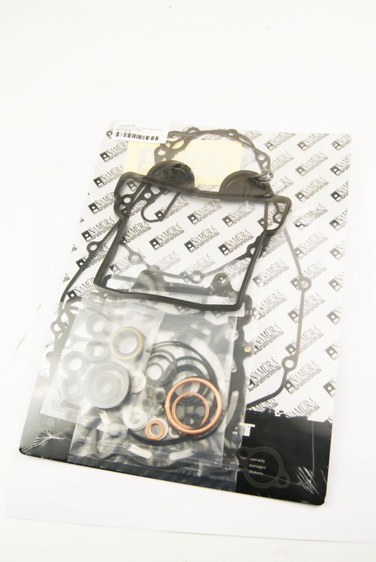 GASKET FULL SET KAWASAKI KX450F 16-18, NAMURA NX-20088F, NO OIL SEALS