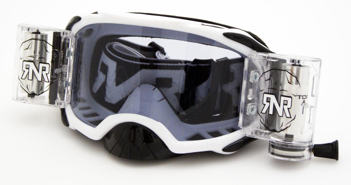 RNR PLATINUM WVS 48mm, WHITE GOGGLE, ROLL OFF, GAA22, WIDE VISION SYSTEM
