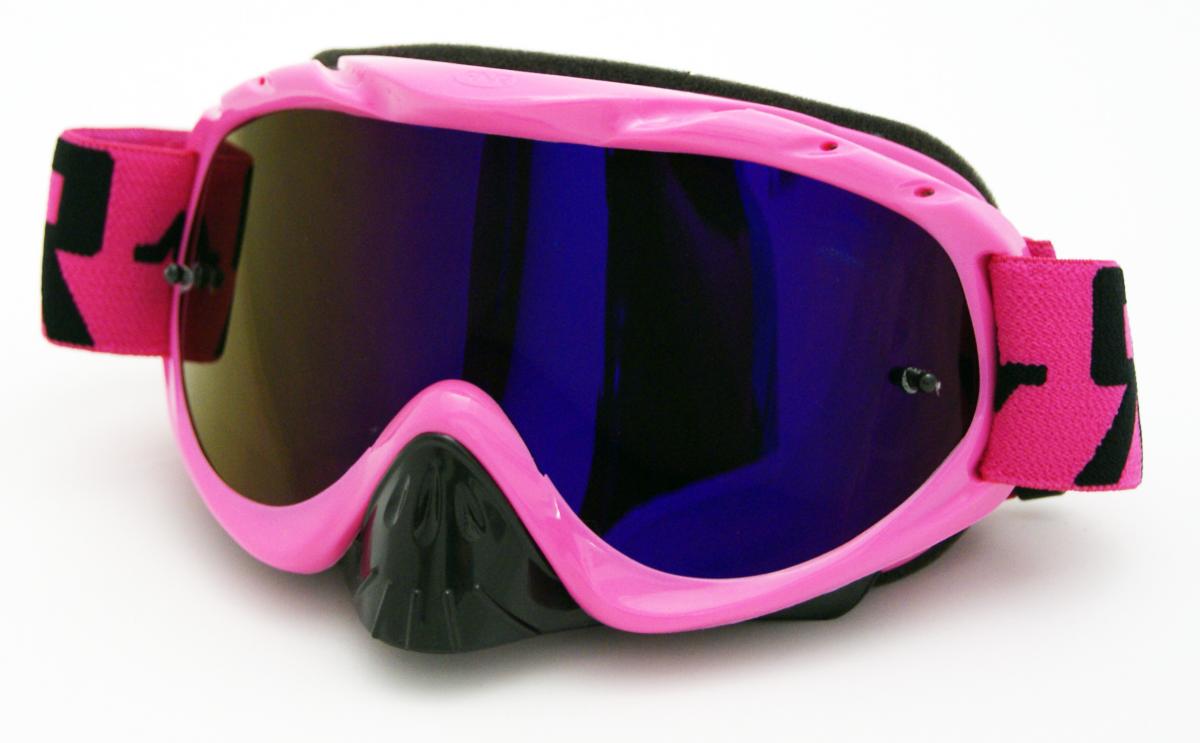 RNR HYBRID PINK MIRRORED LENS, PINK GOGGLE, GH49M
