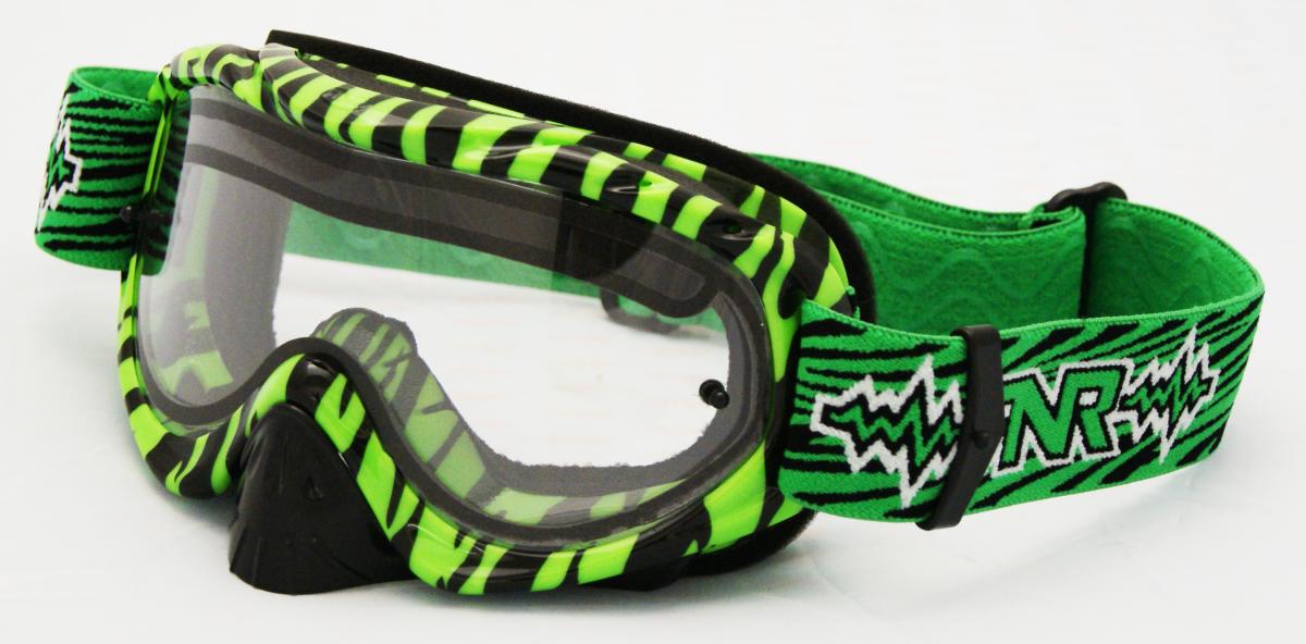 RNR HYBRID WILD GN/BK VENTED LENS, WILD GREEN & BLACK GOGGLE, GH367DV