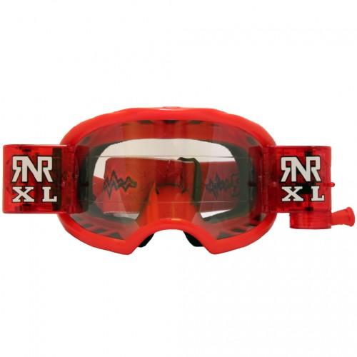 RNR COLOSSUS RED XL ROLL & TEAR OFF, RED GOGGLE, 36MM ROLL OFF, GX45XL