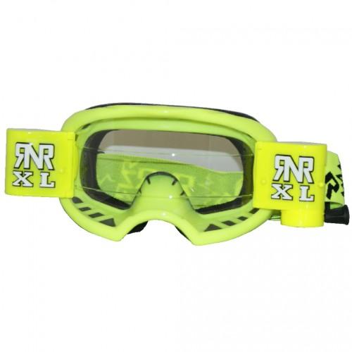 RNR COLOSSUS XL ROLL & TEAR OFF, NEON YELLOW GOGGLE, 36MM ROLL OFF, GX68XL