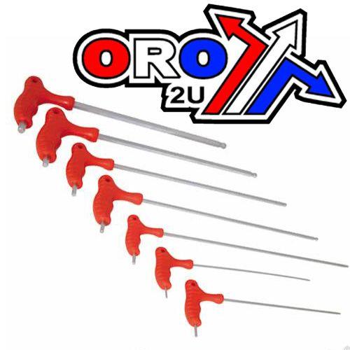 T HANDLE HEX BALL KEY SET 7