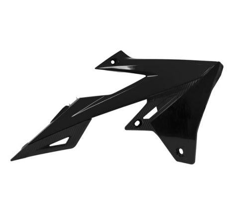 R-TECH BLACK RADIATOR SCOOPS SUZUKI RM-Z250 2019-2023, RM-Z450 2018-2023