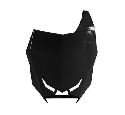 R-TECH BLACK FRONT PLATE SUZUKI RM-Z250 2019-2023, RM-Z450 2018-2023