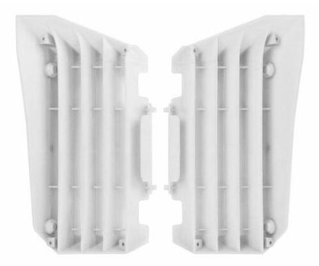 MAZZUCCHELLI WHITE O/S RAD LOUVERS/COVERS YAMAHA YZ250F 2019, YZ450F 2018-2019