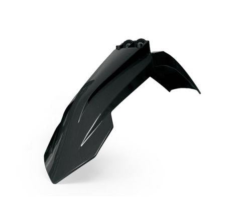 R-TECH BLACK FRONT FENDER KTM SX85 2018-2024, GAS GAS MC85 2021-2024